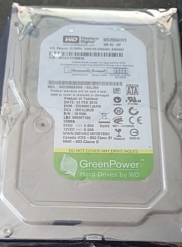 Western digital wd2500avvs - digital,,