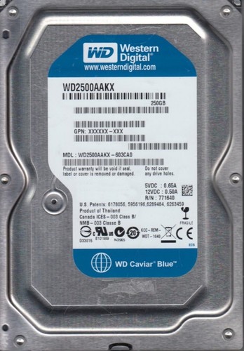250 sata western digital - 250,