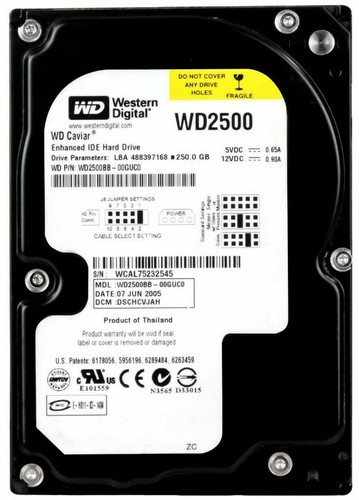 Festplatte caviar 250gb - festplatte,