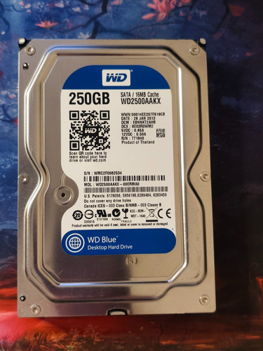 Blue 250gb hdd 5 - wd,